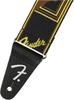 Fender Mono Weighless™ 2" Strap, Black/Yellow/Brown