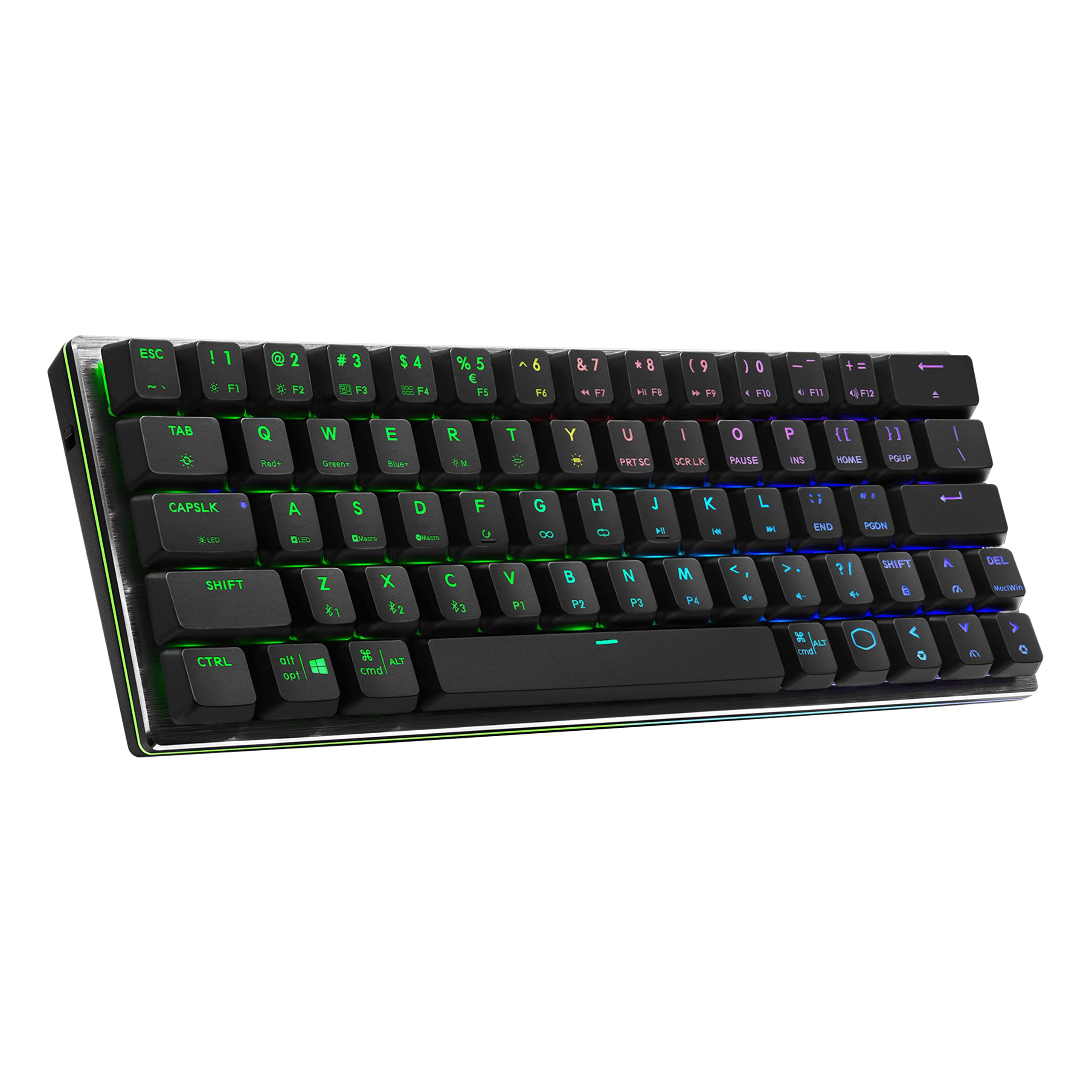 

CoolerMaster SK622 Black Wired/Wireless Tenkeyless Mini Keyboard with Red Switches and On-the-Fly Function (SK-622-GKTR1-US, KB527)