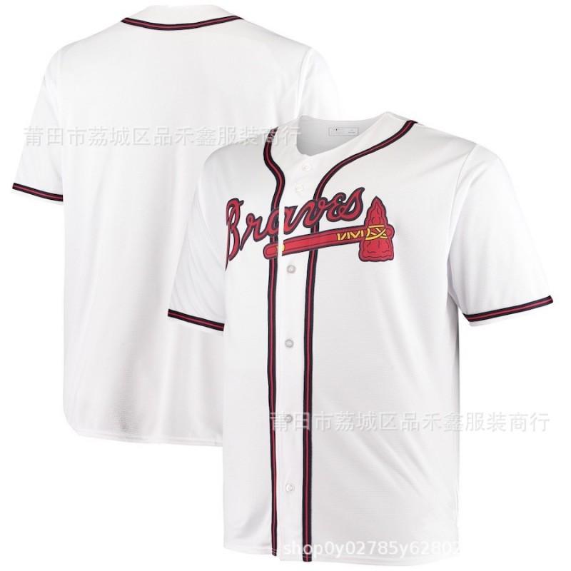 Atlanta Braves Baseball Jersey Custom Embroidered MLB Team Sport Shirt Men Women Fall Wear