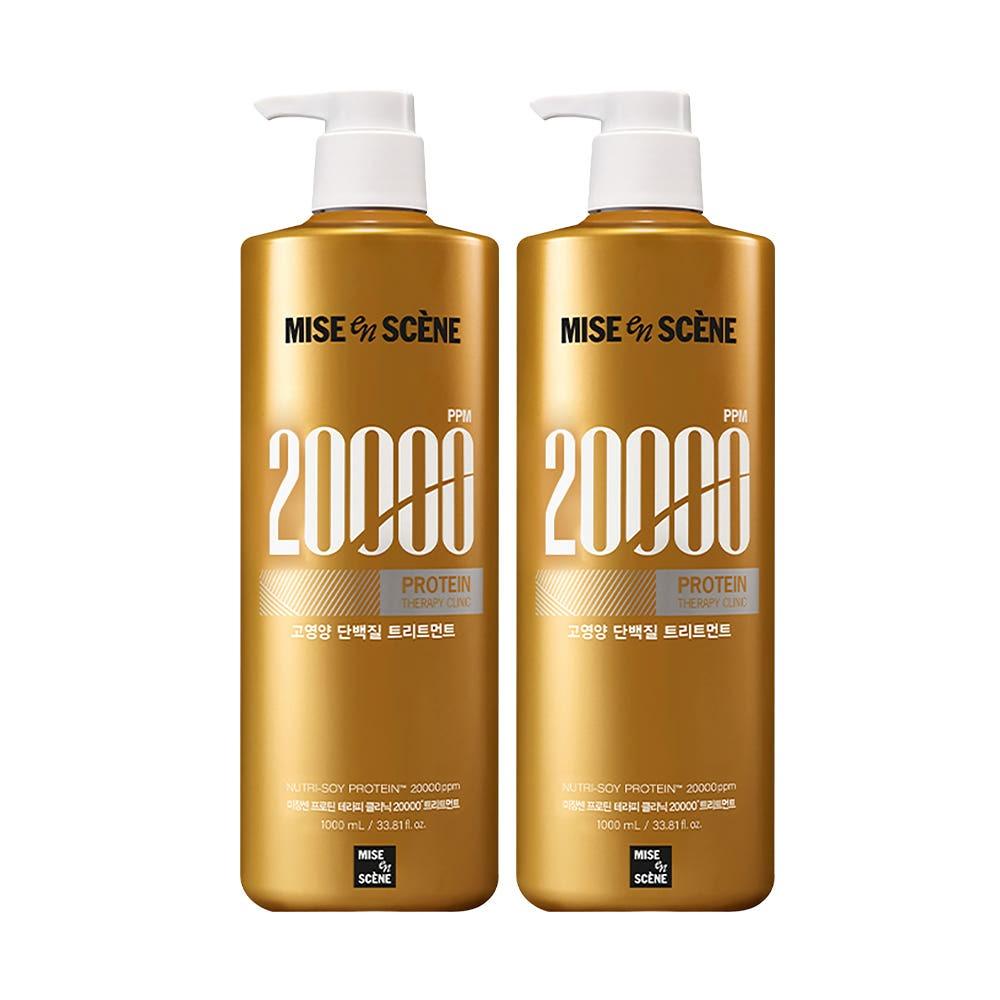 Mise en scene Protein Therapy Clinic 20000 High-Capacity Hair Treatment Double Pack 1000ml x 2pcs