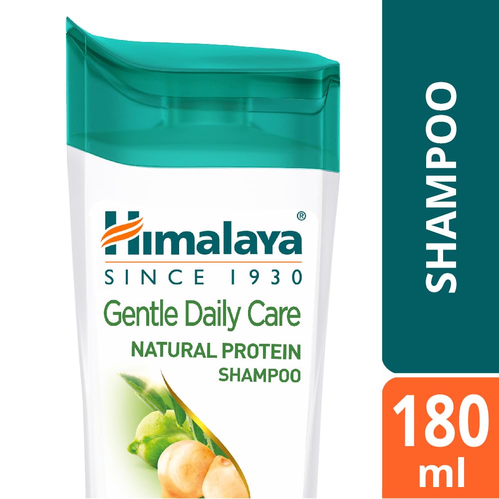 Himalaya Gentle Daily Care Natural Protein Shampoo 200 ML, Gently cleanses & strengthens, With Chickpea, Licorice & Amla, For Women & Men