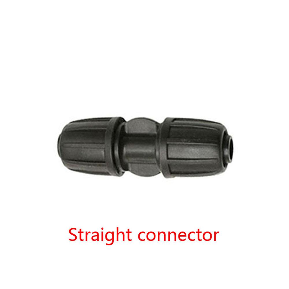 16mm X 4mm PE Pipe Connector Tee Elbow End Plug Lock Nuts Water Coupling Garden 1/2'' Pipe  Garden Hose Fittings