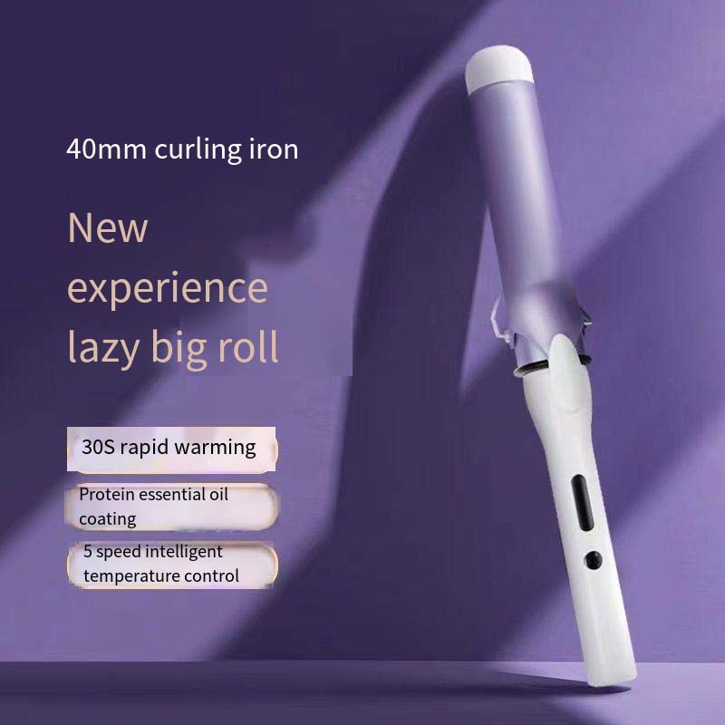 Portable Barrel Curling Wand 40Mm Large Wave Curler Rod Home Big Barrel Negative Iron Professional Hair Curler Styling Tools