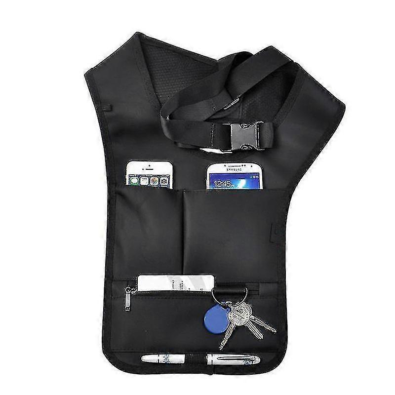Novelty Cool Men Travel Storage Bag Hidden Underarm Anti-theft Pocket Mp3 Passports Mobile Phone Holder Organizer 2022