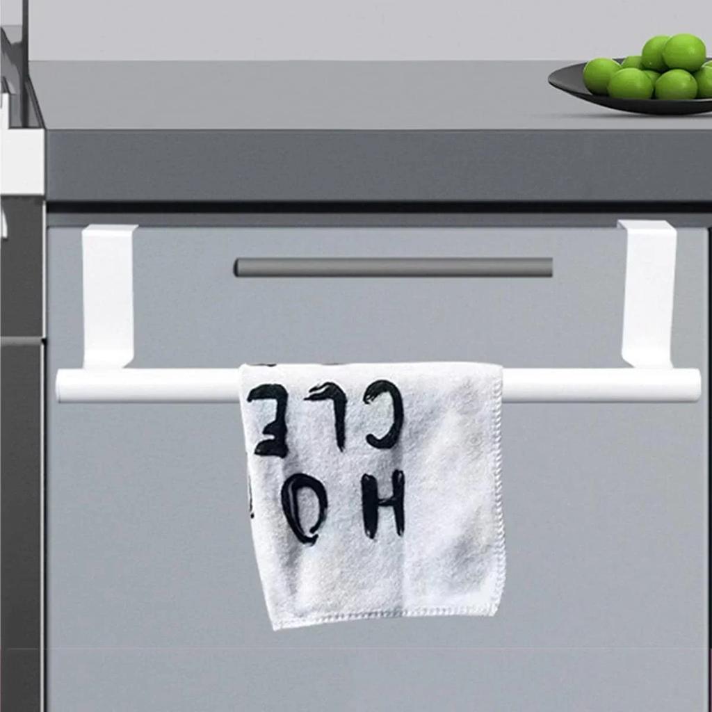 1 ც. პირსახოცის ღერო ფოლადის ლითონის მავთული კარადაზე პირსახოცის თაროს შესანახი ორგანიზატორი აბაზანის კარზე ჩამოკიდებული პირსახოცების საკიდები პუნჩების გარეშე ნაჭრის საკიდი