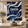 Tapeçaria Decorativa, Arte de Parede Impressa do Everton Football, Pendurado de Parede Leve Para Fundo de Quarto