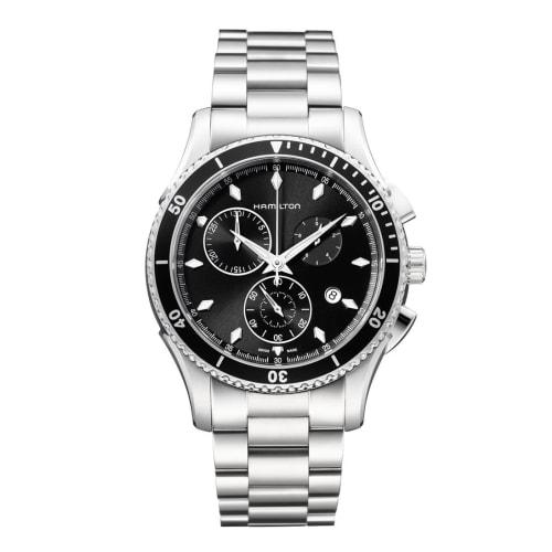 Hamilton Jazzmaster Seaview Chrono Quartz Men's Watch H37512131 (Officially Imported) with Official Warranty