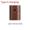 Modern Minimalist Wooden Wall Lamp With Touch Button Control For Bedroom And Living Room Decor