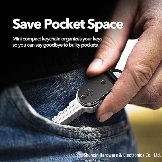 International Mini Portable Multifunctional Key Holder – Creative Design, Fits Any Key Length