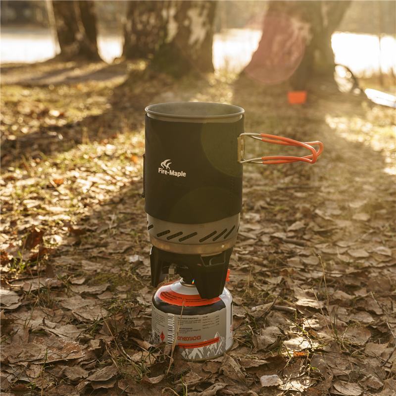 Koop Fire Maple Camping Stoves Outdoor Hiking Cooking System With Stove  Heat Exchanger Pot Bowl | online bestellen bij Joom