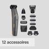12-in-1 Multifunction Trimmer - BABYLISS - P1364E - Graphite Blades - Waterproof - Complete Kit
