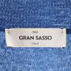 GRAN SASSO Made In Italy Long Sleeve Turtleneck Knit 52 Blue Sweater Men's Used