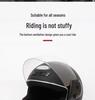 Autumn/Winter Anti-fog Electric Motorcycle Helmet, Class A Safety, Unisex.