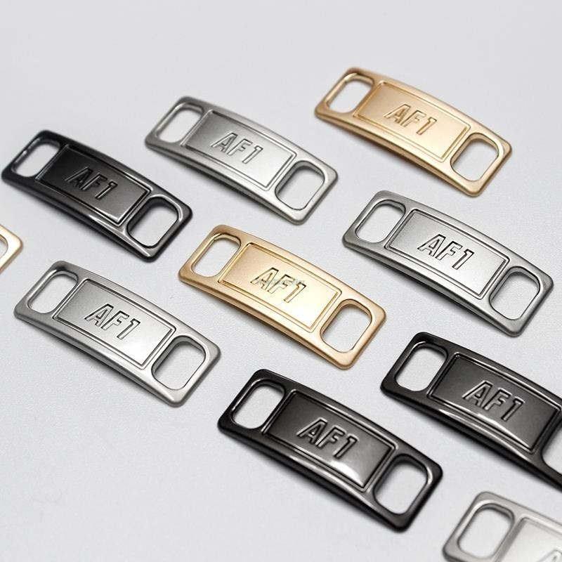 2pcs/pair AF1 Diamond Shoe Charms Fashion Laces Buckle Quality Metal Shoelaces Decorations Chapa Af1 Buckles Shoes Accessories
