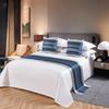Geometric Stripe Satin Bed Flag Landscape Flower Bird Pattern Home Decoration Cover Cloth Hotel Home Bed End Towel Pillowcase