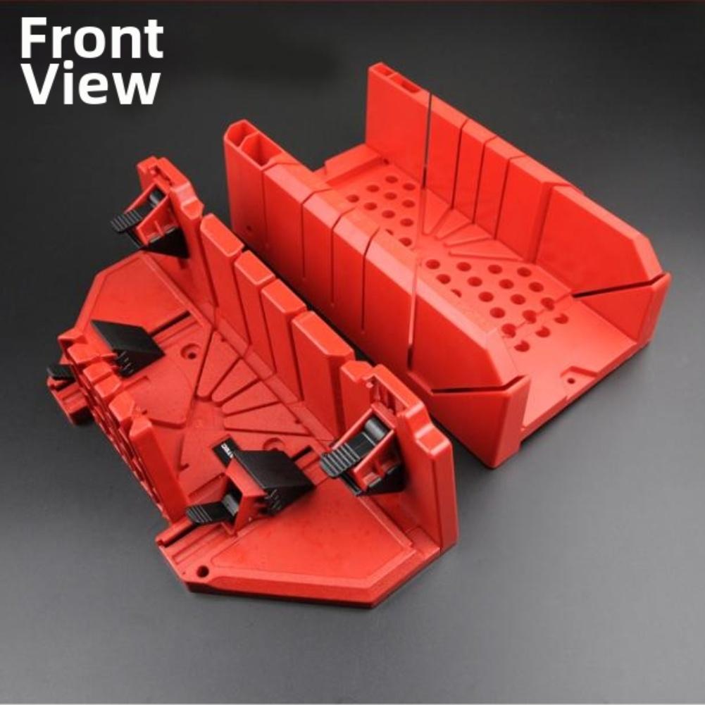 

Angle Cutting Box Miter Saw Box Adjustable Miter Angles Clamping Mechanism ABS Plastic Construction For Woodworking China Mainland