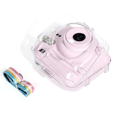 Shiny Camera Case For Fujifilm Instax Mini 12 Clear Cover Bag With Strap