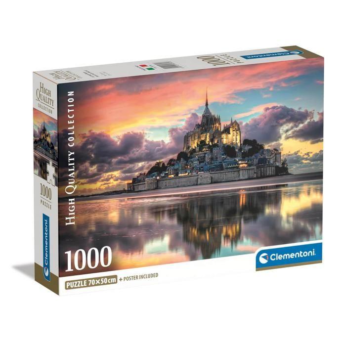 Puzzle - CLEMENTONI - Mont Saint - 1000 Pièces - Paysage Et Nature - 70x50 Cm - Écologique