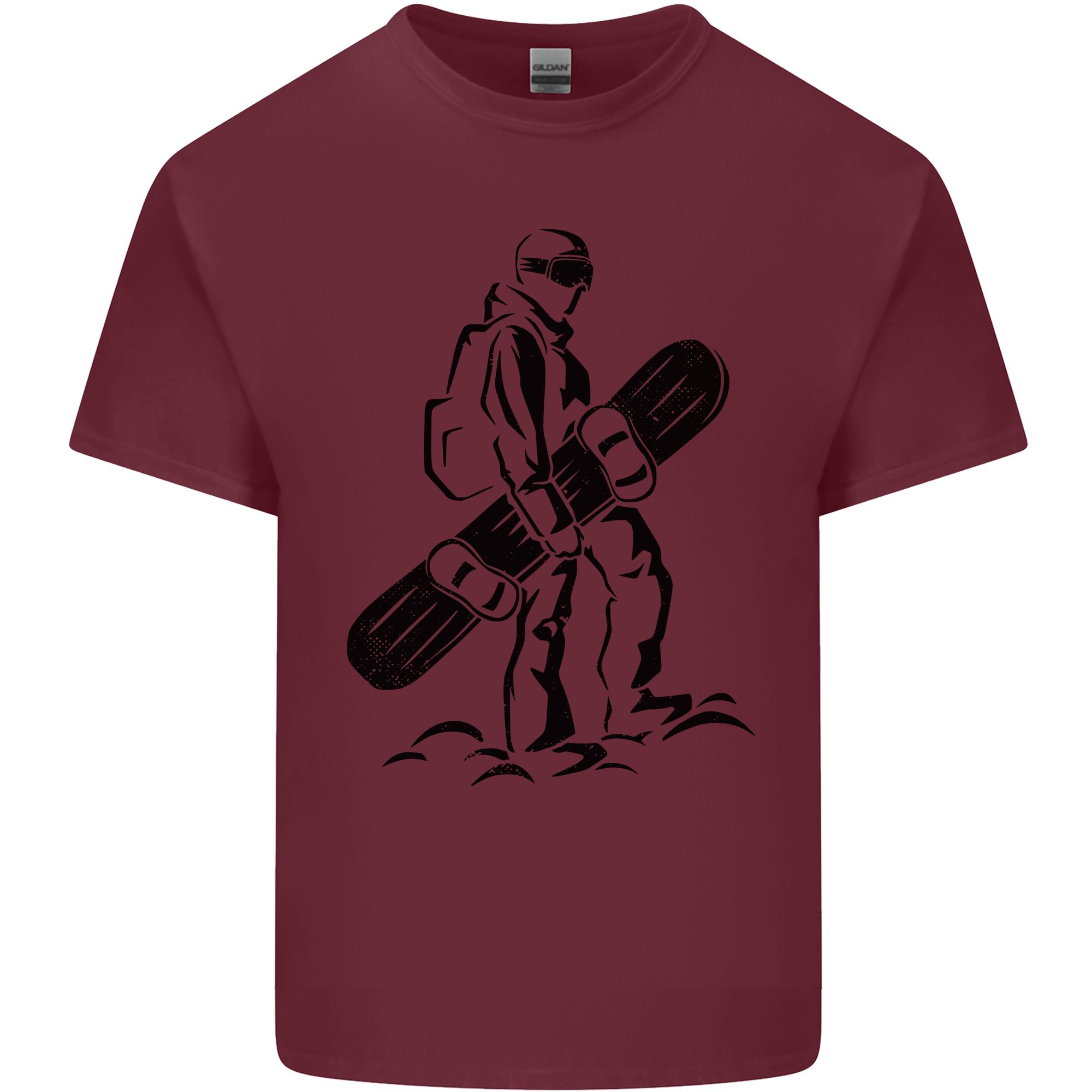 A Snowboarder Snowboarding Winter Sports Unisexs Light Cotton TShirt S