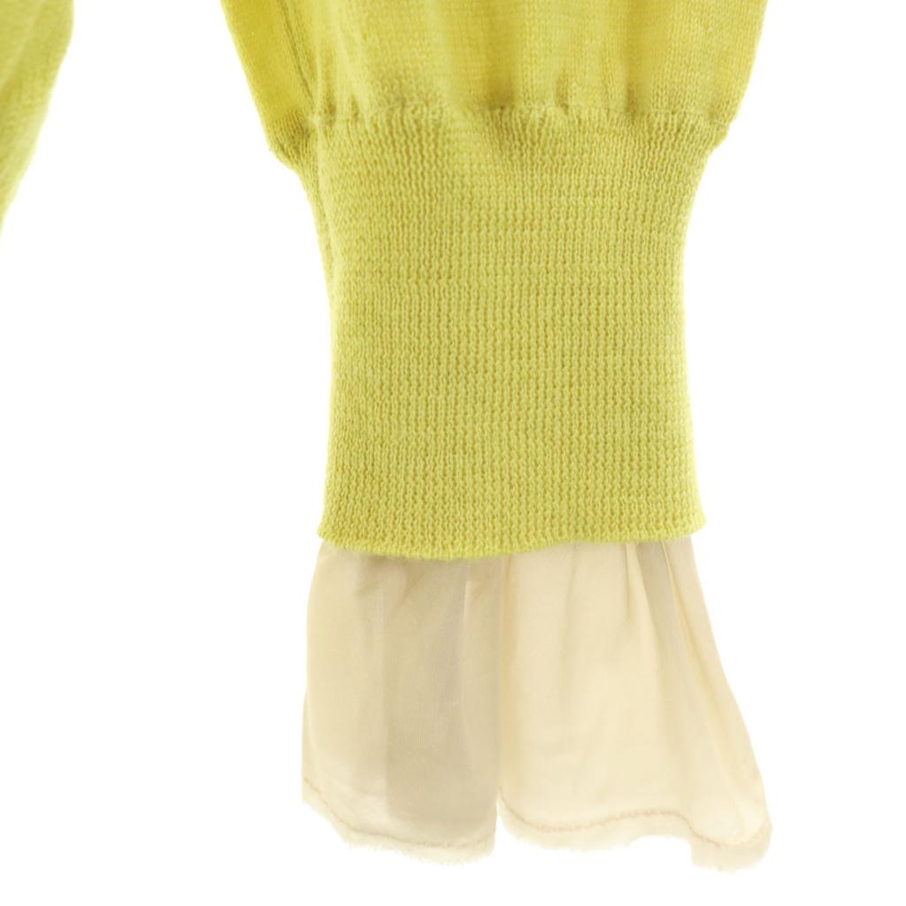 Sacai Long sleeve knit cardigan 2 lime Women Used