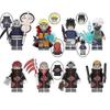 Set 8 figurine de acțiune de desene animate Naruto, minifigurine, blocuri de construcție, jucărie