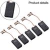 Motor Brushes Carbon Brushes For Motor Repair Approx. 12.5x6.4x25.2mm Fixes Intermittent Motor For Bosch GSH 5-CE
