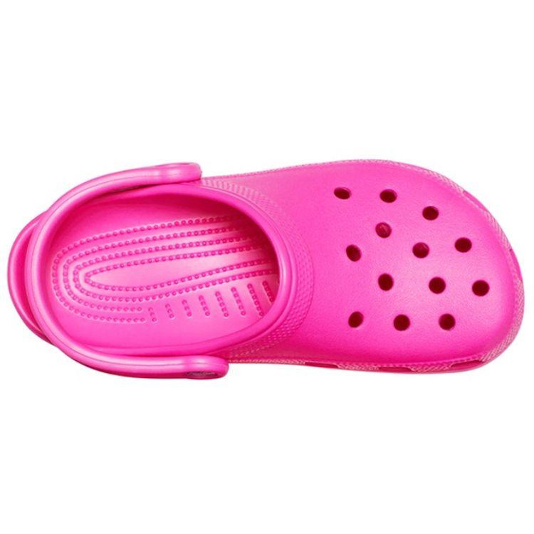 Crocs Classic Clog Fashion Thick Sole Hole Shoes Unisex clogs Electric-Pink 10001-6QQ