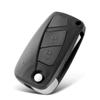 KEYYOU New For Fiat 500 Punto Stilo Ducato Panda Doblo Bravo Black Blue Folding 2 3 Button Car Remote Key Shell SIP22 Blade Case