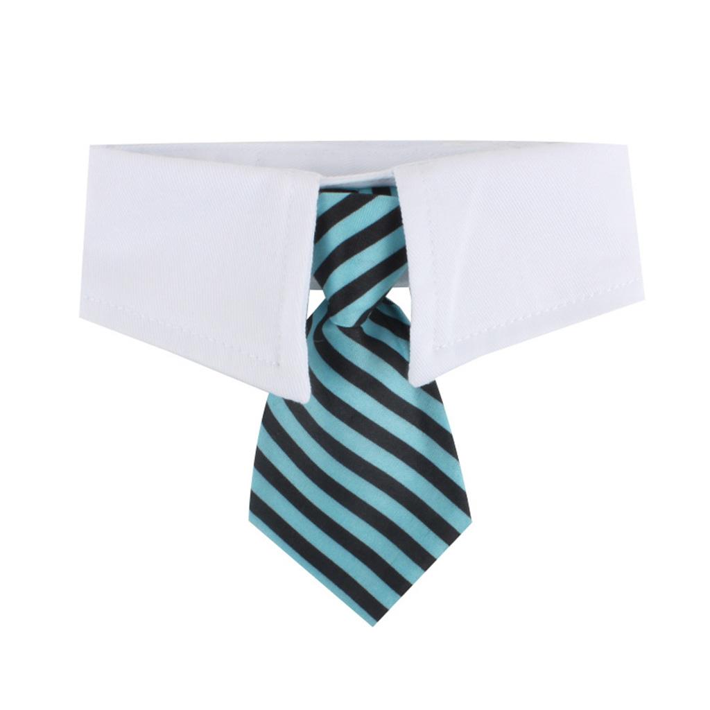 Adjustable Bow Tie Dog Tuxedo Stripes Necktie for Small Pets Fine Craftsmanship