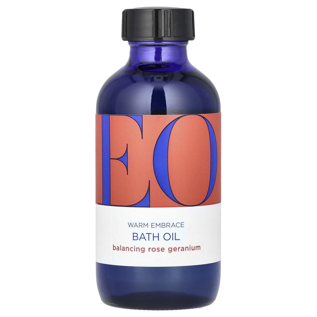 Warm Embrace Bath Oil, Balancing Rose Geranium, 118 Ml (4 Fl Oz)
