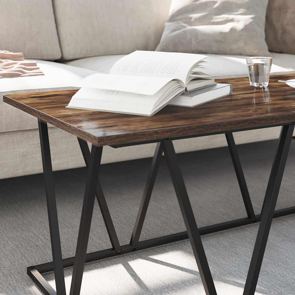 Coffee Table Smoked Oak 100 X 50 X 40 Cm