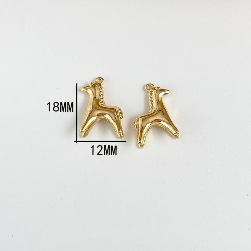 1PCS Pony Pendants Animal Horse Charms DIY Handmade Necklace Earrings Bracelet Jewelry Accessories Making Supplies
