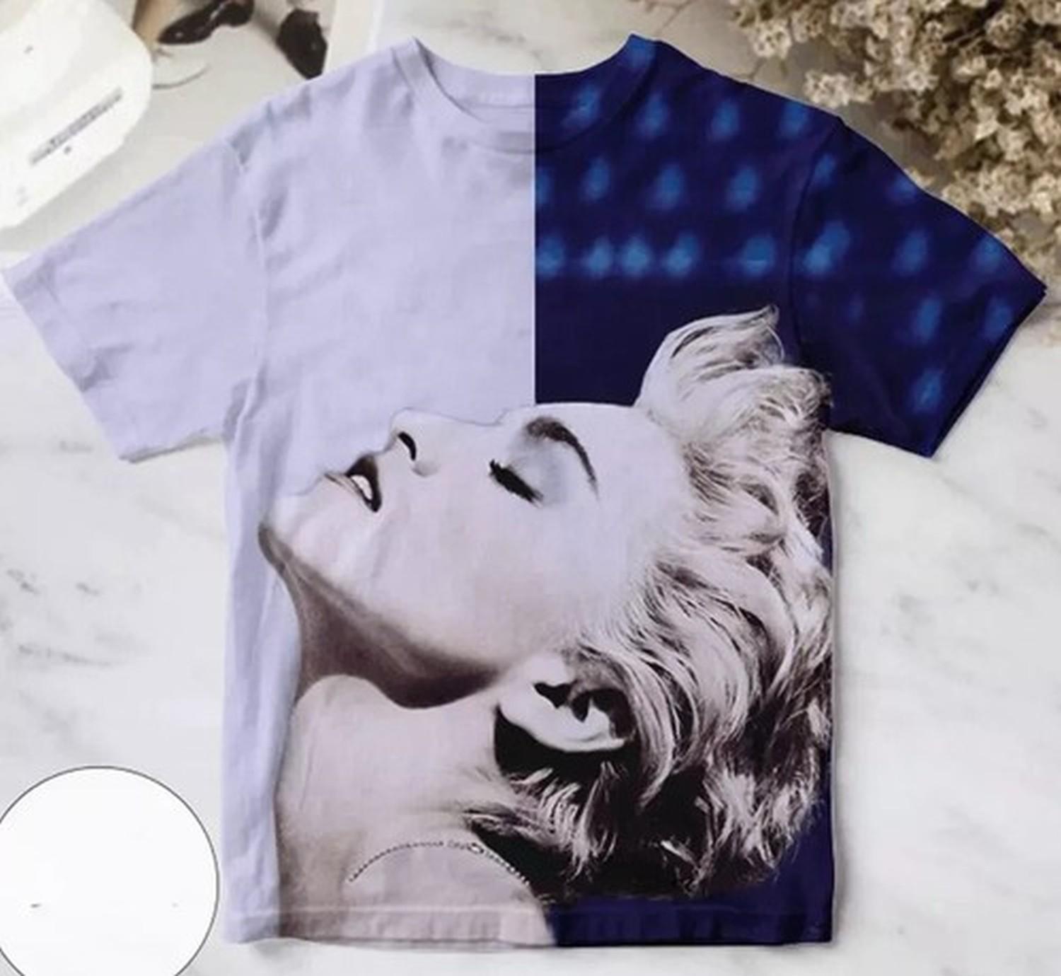 Madonna True Blue Album Cover AOP 3D T-shirt XL
