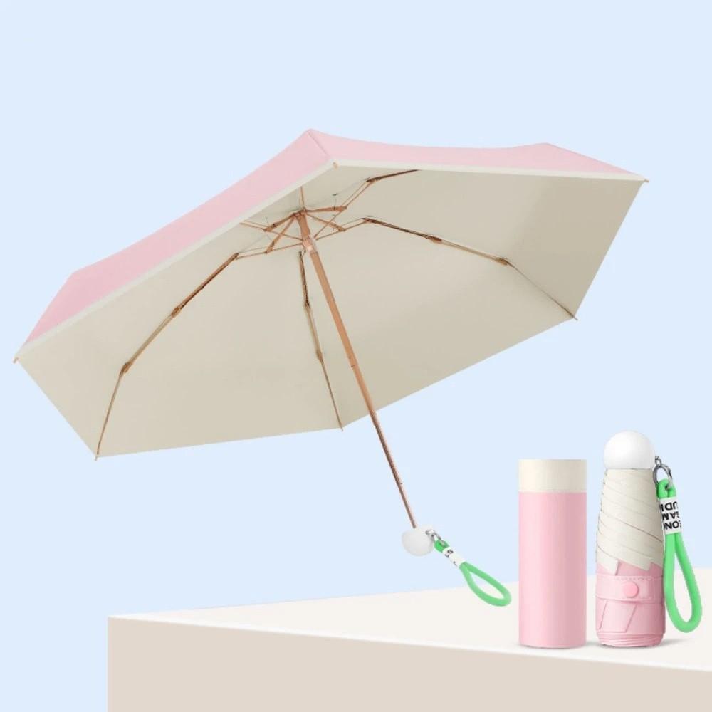 Ultraviolet Protection Pocket Parasol Folding Sun Shade Umbrella Portable Sun Umbrella  Outdoor