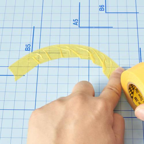 3M Masking Tape 243J Plus 30mm X 18M 4 Roll Pack (243J 30)