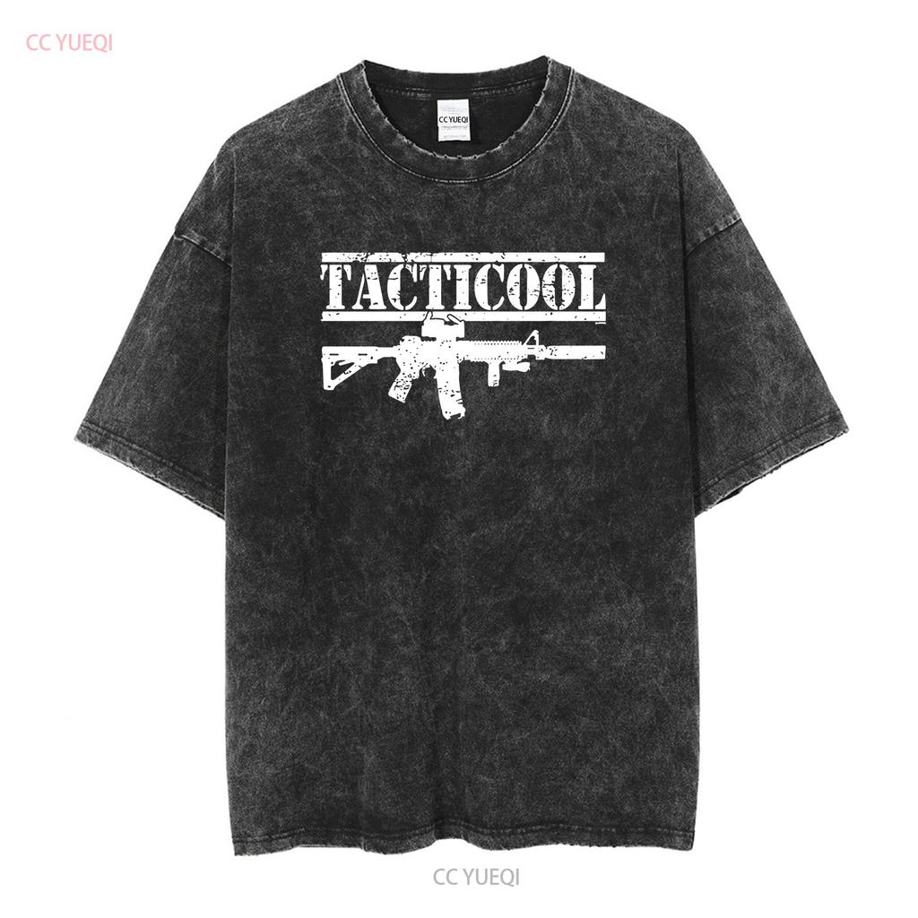 Tacticool AR 15 Gun Owner Pro Rifle Second 2nd Amendment Mens T Shirt long or short sleeves vintage Washed streetwear Stylish