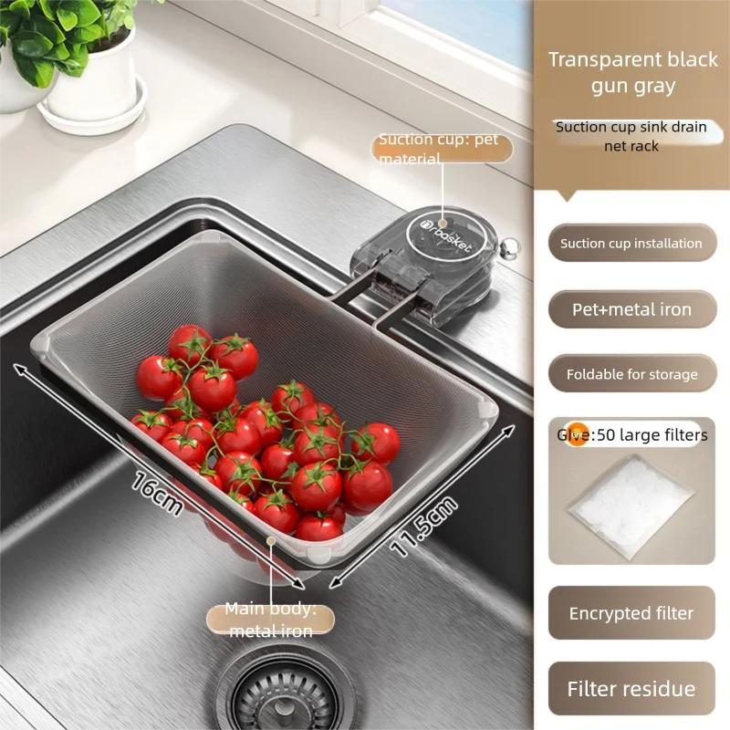 Disposable Leftover Food Rack with Sink Filter for Draining Water Simple Accessories Kitchen Sink Filter Leftovers Sink Filter
