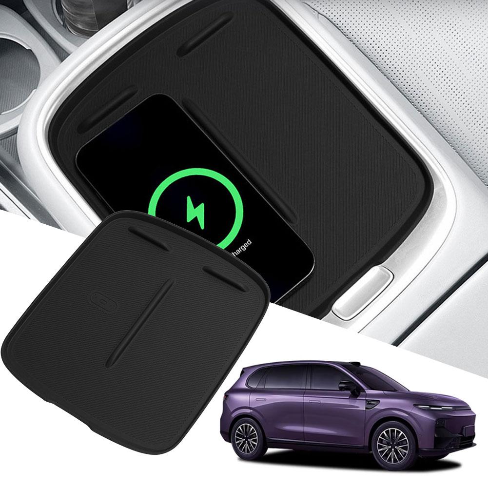 Wireless Charging Pad Silicone Anti-Slip Mats For Leapmotor B10 2025~2026 Car Interior Anti Dirt Pad Accessiories