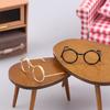 10Pcs Retro Mini Metal Round Doll Glasses Frame Lensless Miniature Eyewear Great For Plush Doll Decoration Accessories