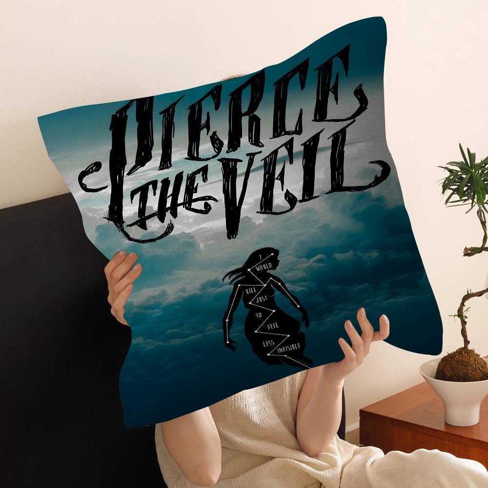 Pierce The Veil Music Band 45*45cm Cushion Cover Pillow Cover Decor Pillowcase Home Pillowcase for Couch Pillow