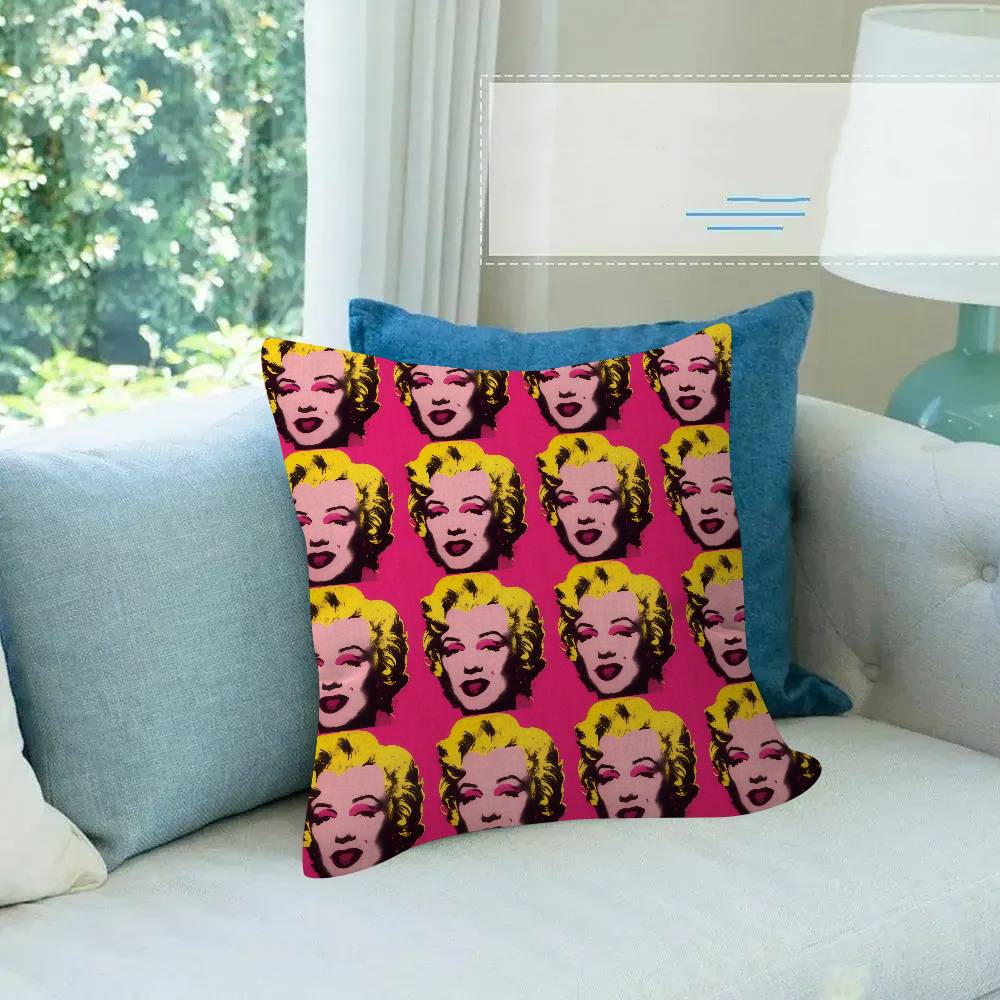Art A-Andy Warhol Colors Cushion Cover 30X50 Polyester Sofa Cushions Decorative Throw Pillows Home Decoration Pillowcover