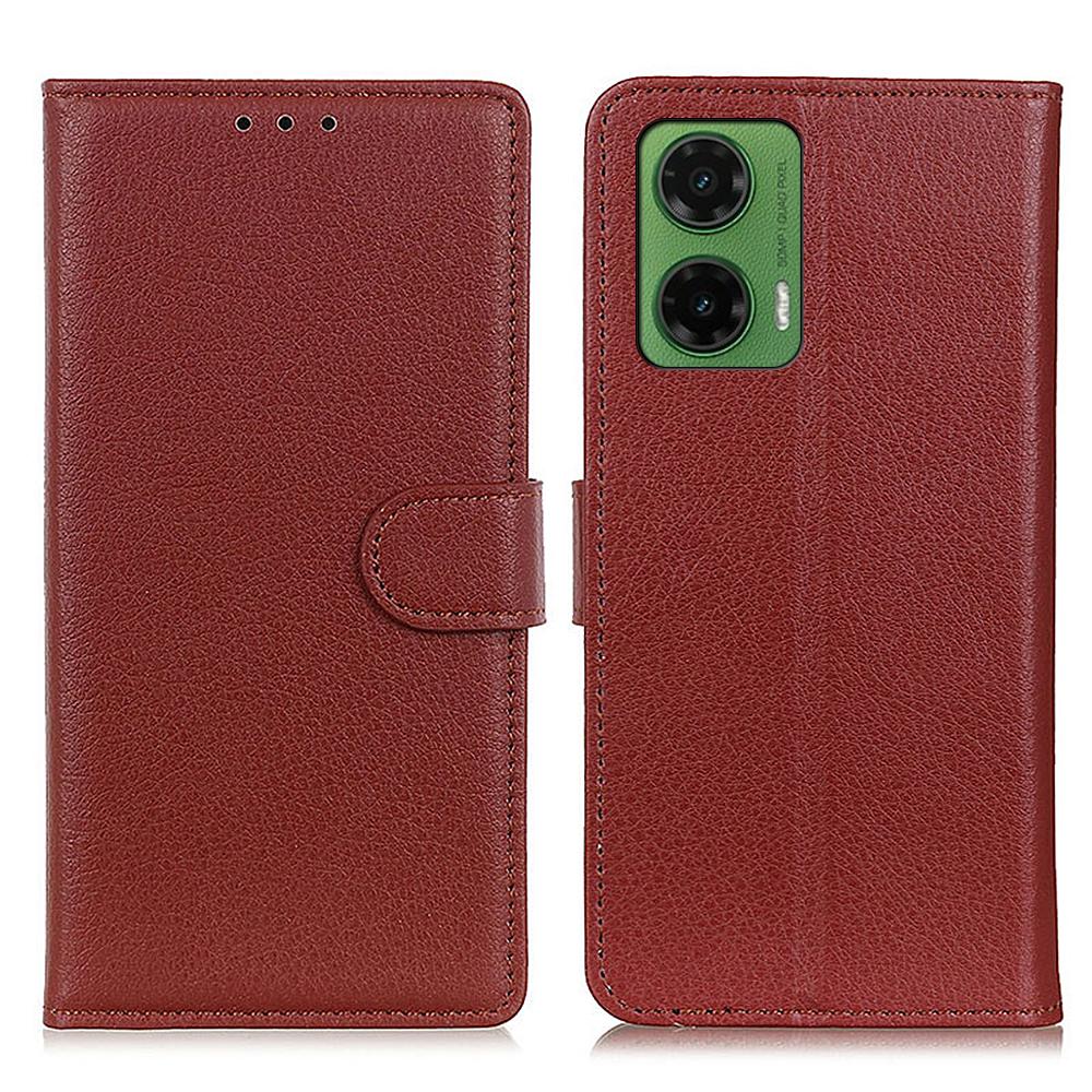 Pentru Motorola Moto G35 5G Husă Portofel Piele PU Husă Telefon Textură Litchi