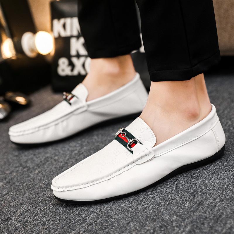 Spring New European Station Men's Shoes Doudou Shoes Men's Casual Single Shoes One-pedal Lazy Shoes Loafers