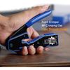 Ethernet Crimping Tool Kit, RJ45 Pass Through Crimper for Cat 6 Pass Through RJ45 Connectors, Cat5 Cat5e Cat6 Crimping Tool Kit