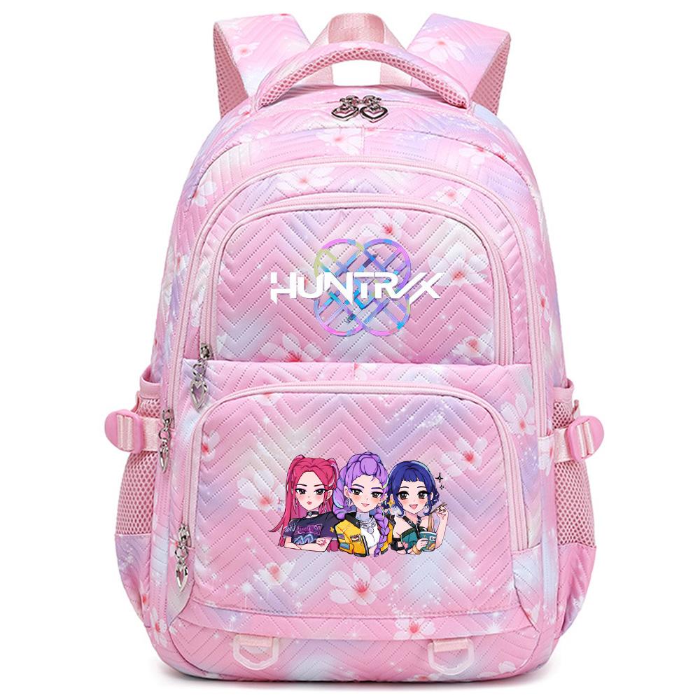 Cartoon K-Pop Printed Backpack Student Teenager Bookbag for Boy Girl Schoolbag Kid Gift Women Large Capacity Waterproof Travel Bag Mochila