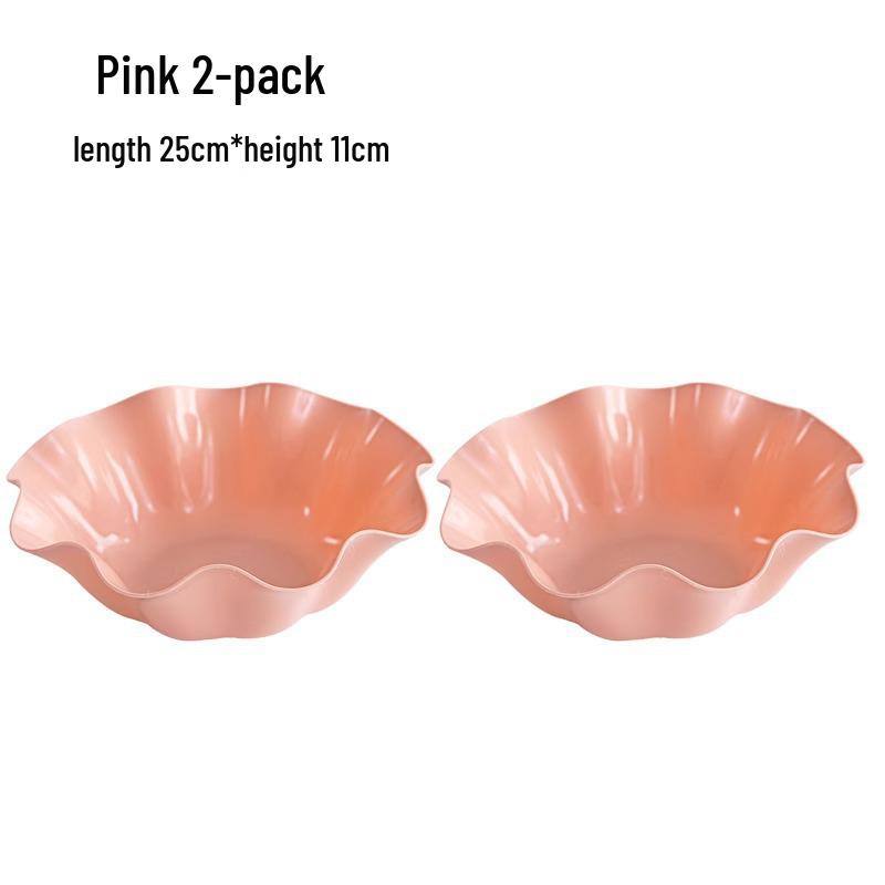European-Style Plastic Fruit and Snack Plate for Living Room or Office