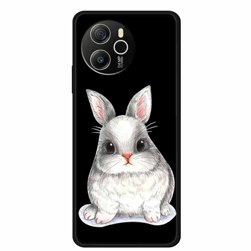 Coque For Blackview Shark 8 Case Cute Cartoon Black Silicone Soft Phone Cases For Blackview Shark 8 Back Cover Case Shark8 Funda