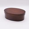 Mitani Yamanaka Lacquerware Bento Single Microwave and Dishwasher Wappa Made In K17582 Box, Tier, Antibacterial, Approx. 550ml, Safe, Style, Oval,