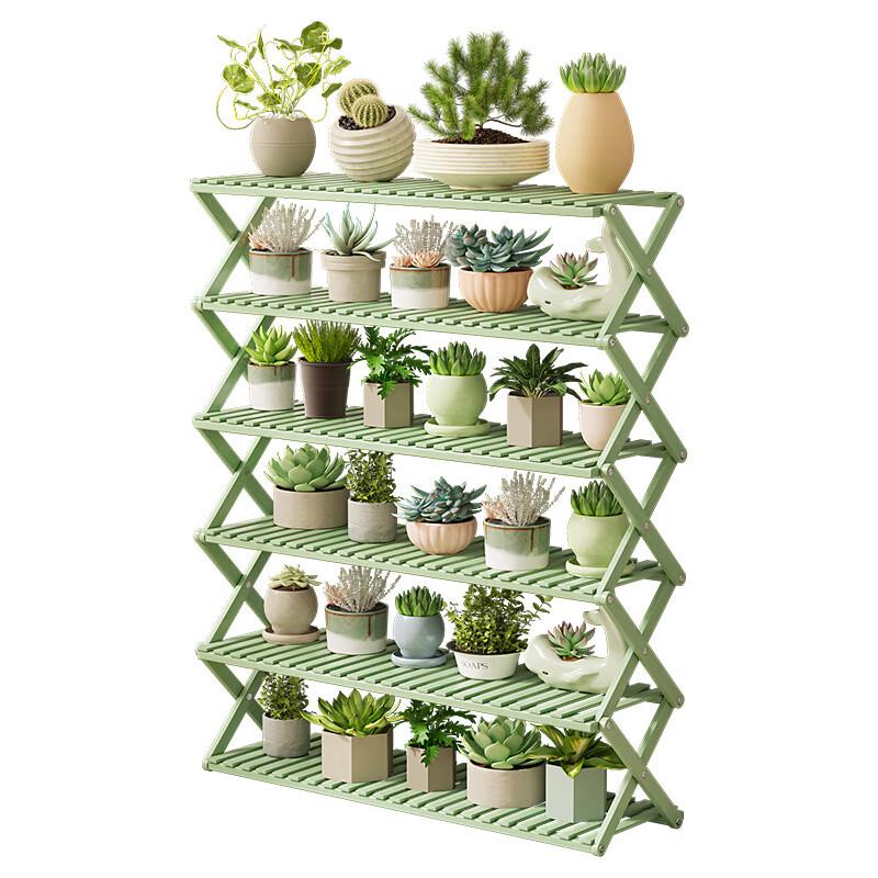 Multi-layer Foldable Balcony Flower Stand