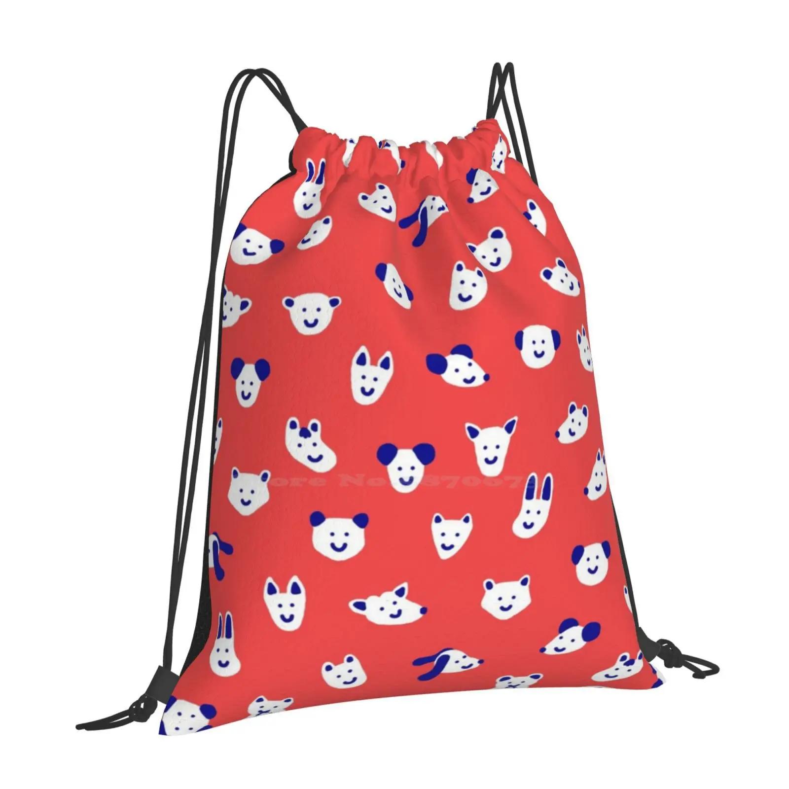 Cuties In Red Hot Sale Schoolbag Backpack Fashion Bags OneSize